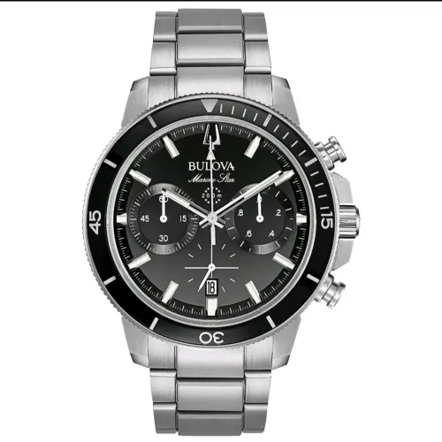 Relógio Bulova Marine Star 96B272 - Cronógrafo Masculino 45 mm<br><br>NOVO ? ORIGINAL ? COMPLETO