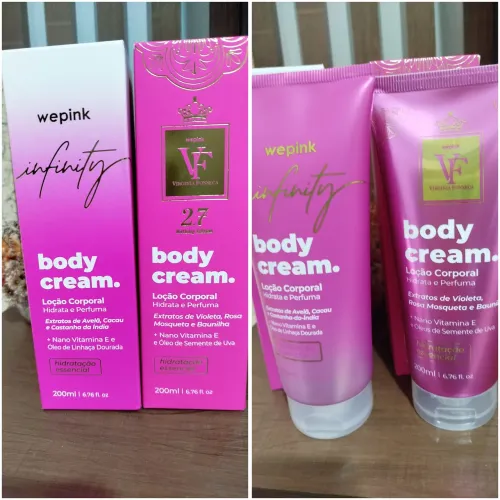 Vendo dois cremes hidratantes da Wepink...