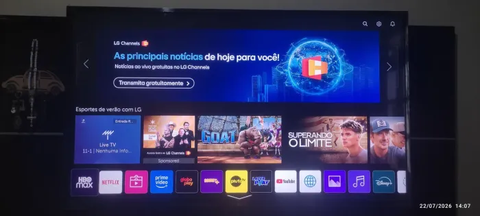 Smart tv LG 55 polegadas 