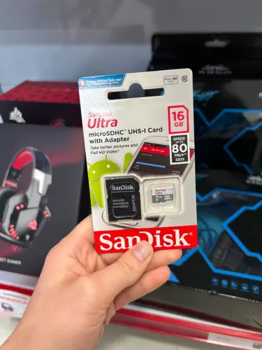 Cartão de Memória Sandisk 16GB Original