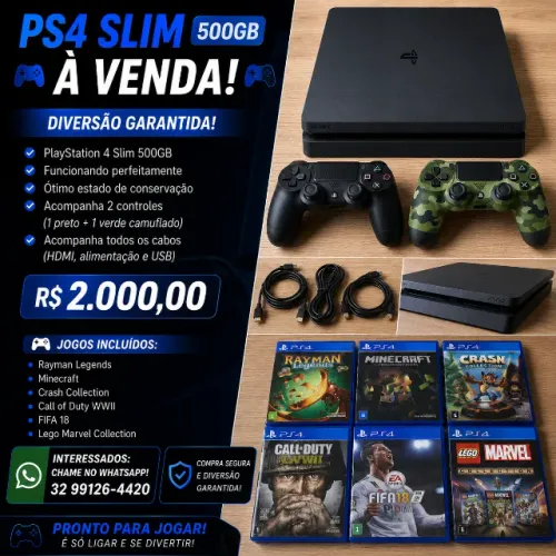 PS4 SLIM 500GB