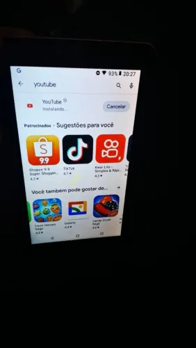 Tablet funcionando perfeitamente