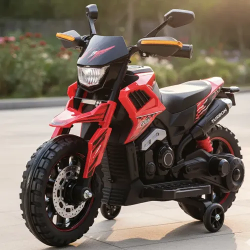 Moto Elétrica Infantil 6V com Farol de LED Sons e Músicas Divertidas