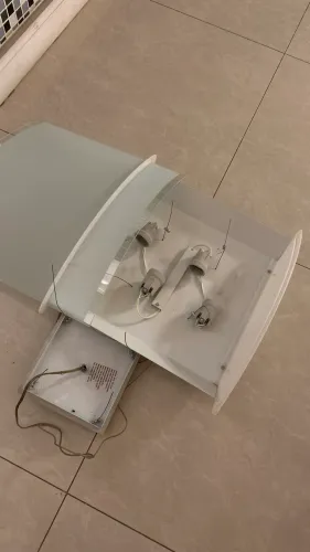Luminária pendente de teto em vidro