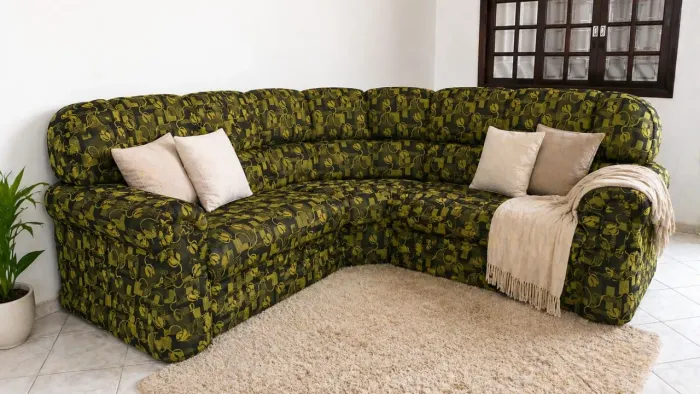 Sofa semi novo de 7 lugares