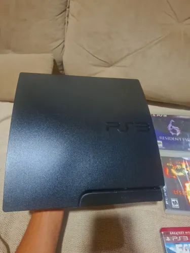 Ps3 slim funcionando perfeitamente