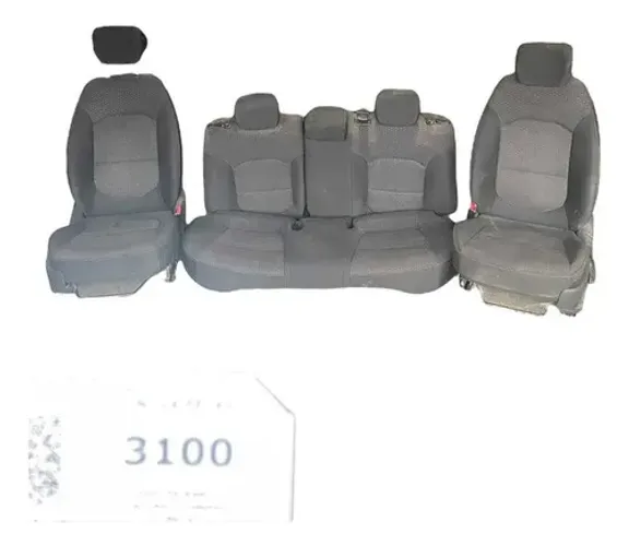 Jogo De Banco Tecido Hyundai Creta  Marrom