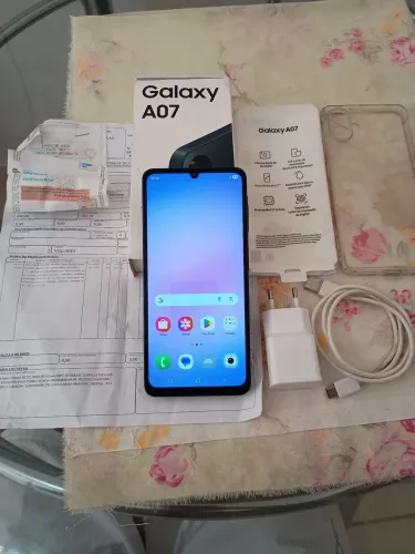 SAMSUNG A07 NOVO ! COMPLETO 1 MÊS APENAS !