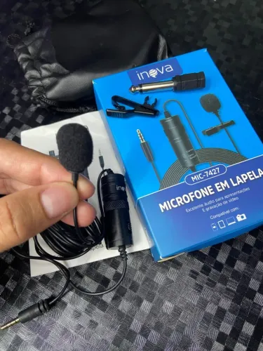 MICROFONE EM LAPELA MIC-7427 INOVA