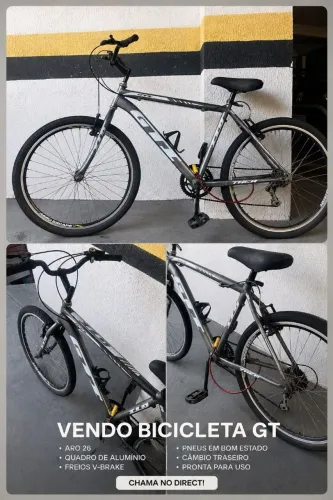 Vendo bicicleta $ 550,00 descrição na foto!