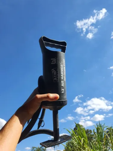 Bomba de encher colchão, boia, barraca