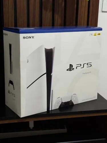 PlayStation 5 Slim Disk 1TB + 1 Controle Sony - Branco (LACRADO)