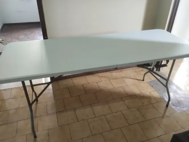 Mesa Dobrável Vira Maleta Com Alça Portátil 1.80m