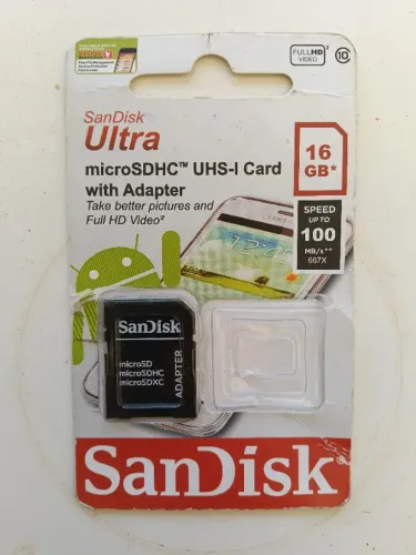 Cartão de Memória SanDisk Ultra 16 GB MicroSDHC