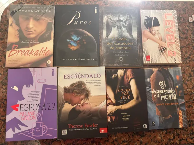 Livros diversos - vários títulos e autores