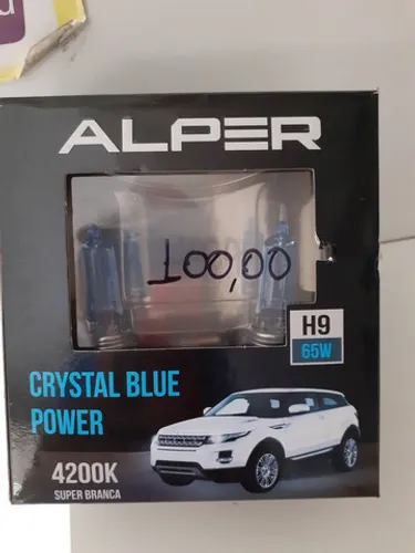 Lâmpada Crystal Blue Power 4200k h9 nova instalada no seu carro 