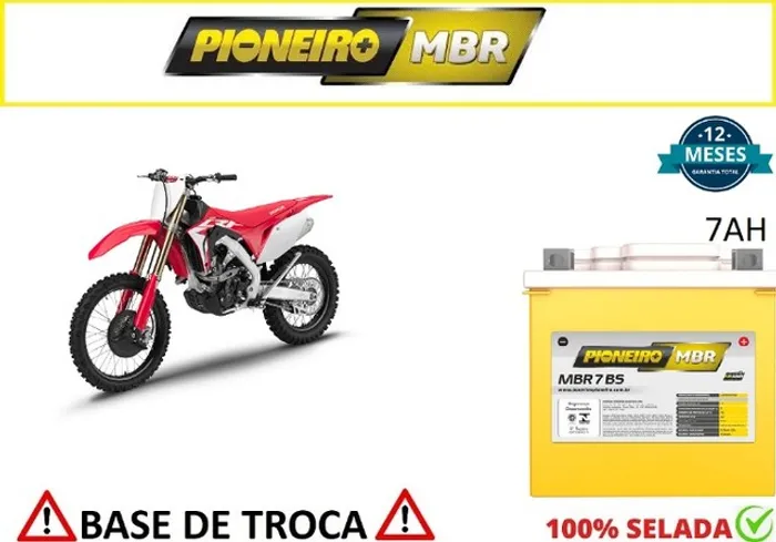 Bateria Automotiva  Pioneiro CRF 250 - 7Ah