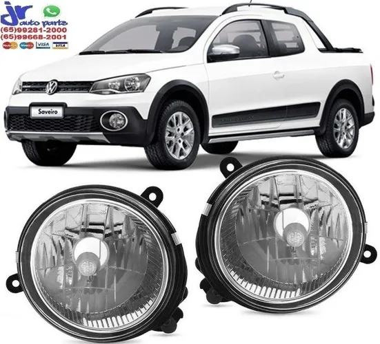 Par Farol de Milha Saveiro Cross G5 10 11 12 13  G6 14 15 16 Auxiliar Neblina