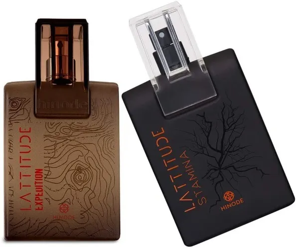 2 Perfumes Lattitute 100ml Originais Hinode 300