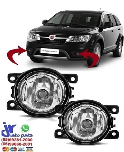 Par Farol de Milha Freemont 2009 2010 2011 2012 2013 2014 2015 2016  Auxiliar Neblina 