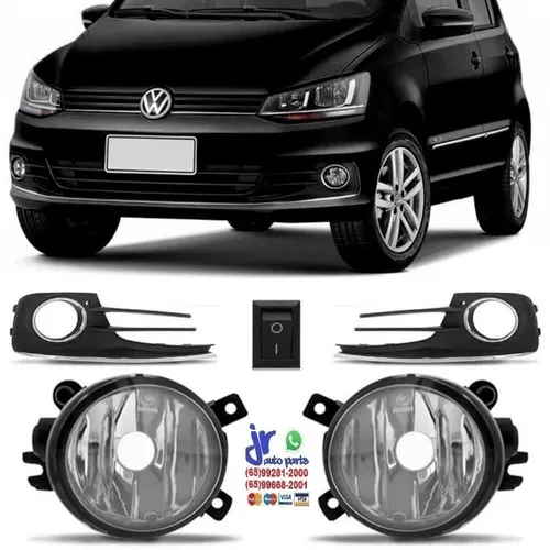 Kit Farol Milha Fox 2015 2016 2017 Auxiliar Neblina