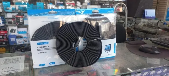 Cabo HDMI le-6614 IT-BLUE 5m(Honestidade e Qualidade Distribuidora JK Eletrônicos)