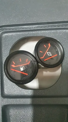 Chevette sr ouro preto relógios temperatura e gasolina novos originais 