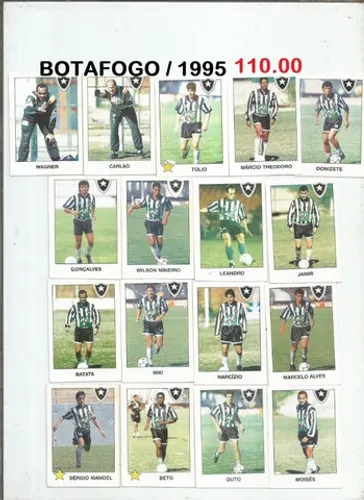 figurinhas brasileiro - varios times completos - preços fotos - temos avulsos destes anos