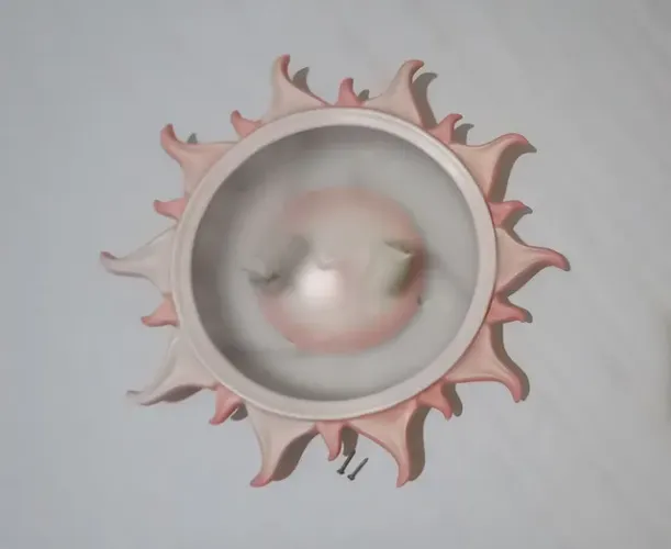 LUMINÁRIA PARA QUARTO COR ROSA