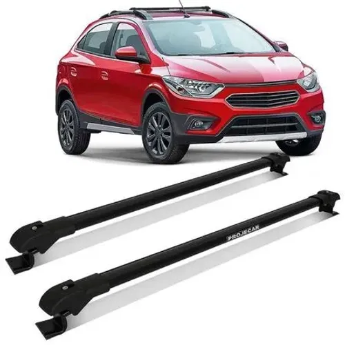 Rack Travessa de Teto Chevrolet Onix Cross - Slim Preto - Projecar 