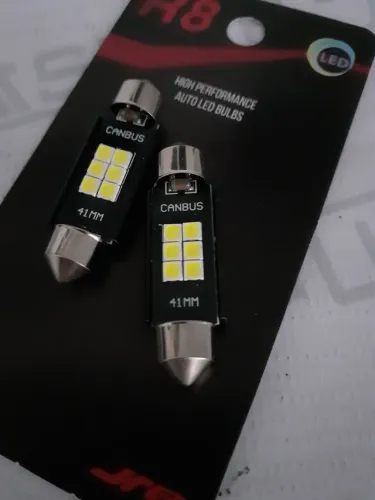 Led torpedo  R8. 41mm.  Garantia. Novo. Instalado.