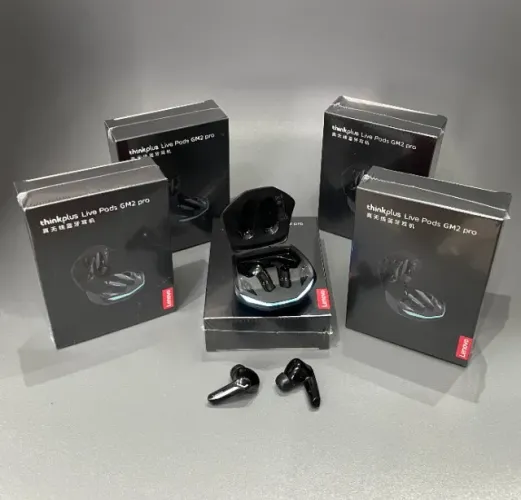 Fone Bluetooth 5.3 Lenovo GM2 PRO Lacrado na caixa 100% original baixa latência gamer