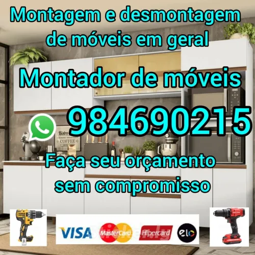Montador de móveis profissional