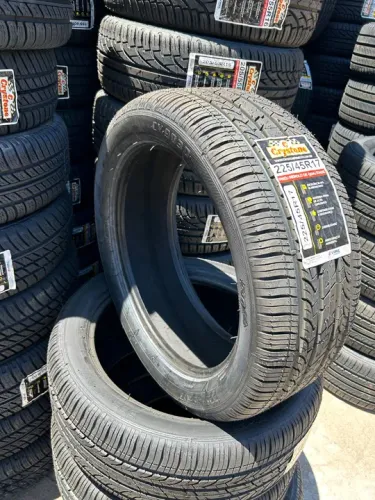 Pneu Crystone 225/45r17 remolde novo 100% borracha vipal 