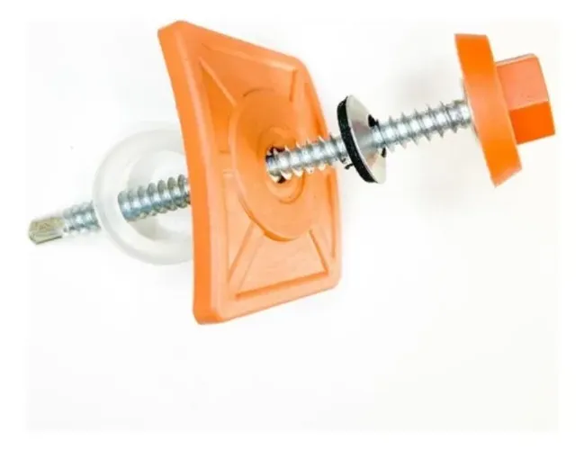  *Kit Vedação fixação parafuso telha colonial pvc
