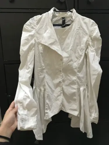 Blusa (casaco) branco feminina