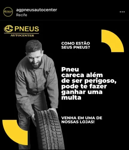 Pneus novos e usados para o seu carro na AG