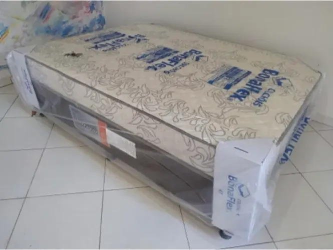 Cama box casal acoplada (novo direto de fábrica)