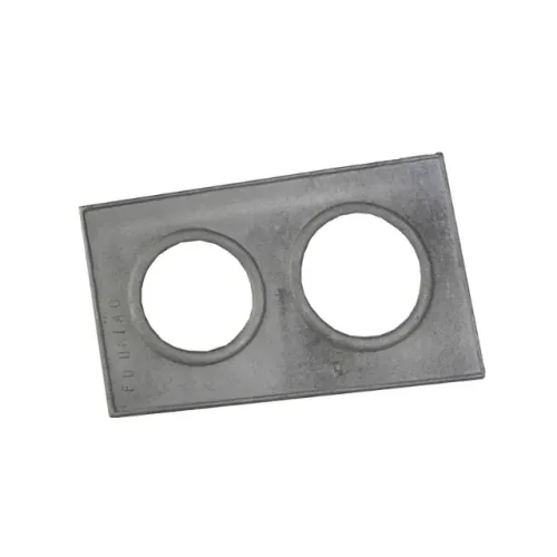 Chapa fogao a  lenha mineira 2 bocas 40x25cm sem tampa