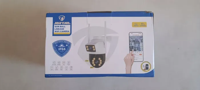 Câmera de Segurança WiFi JORTAN - 360° com Visão Noturna
