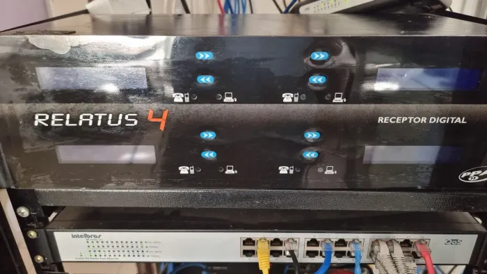 Central de MONITORAMENTO Relatus 4 Receptor Digital
