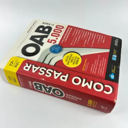 Livro OAB 1ª Fase - 5.000 Questões Comentadas - 17ª Edição (2021)