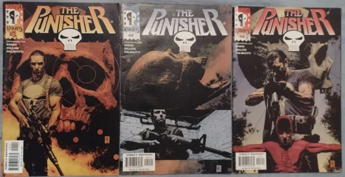 The Punisher (Justiceiro) - Marvel Knigths - #1, 2 e 3 - Single Issues - Hqs em inglês