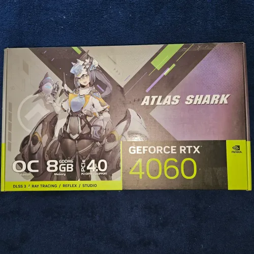 Placa de Vídeo GeForce RTX 4060 Atlas Shark