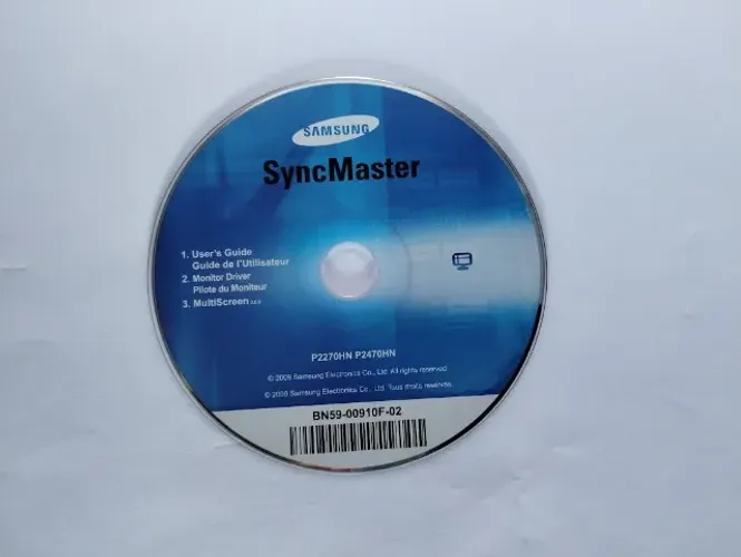 Cd Instalação Monitor Samsung Syncmaster P2270hn E P2470hn