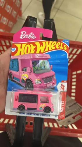 Miniatura de carro coleção Hot Wheels HW Carro da Barbie Dream escala 1/64 1:64