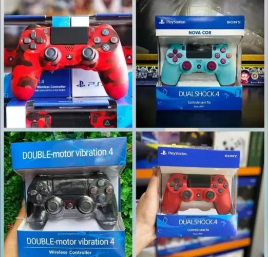 Manete PS4 sem fio Novo vários modelos 
