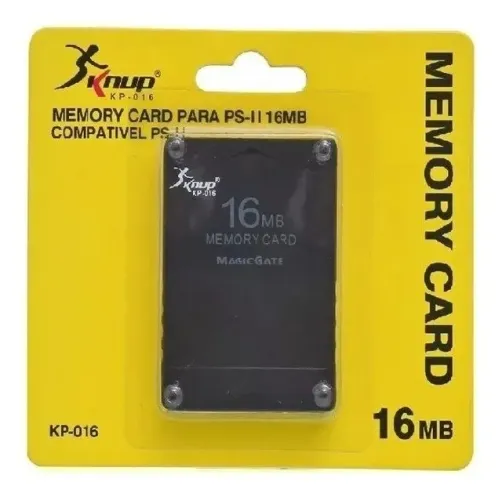memory card 16 mb knup kp-016 para ps2
