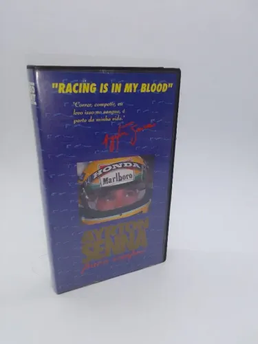 Fita Vhs Vídeo Cassete Ayrton Senna Sempre Anos 90 Coleção