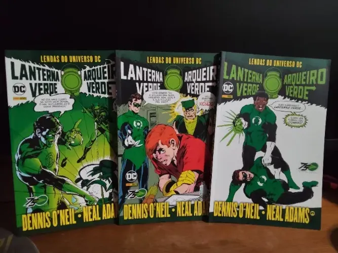 Lanterna Verde/Arqueiro Verde - Lendas do Universo DC - Neal Adams - vol. 1, 2 e 3